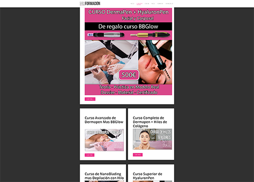 The website at the centre
